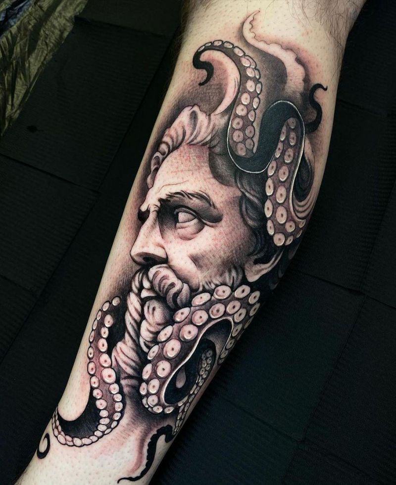 30 Pretty Poseidon Tattoos You Will Love