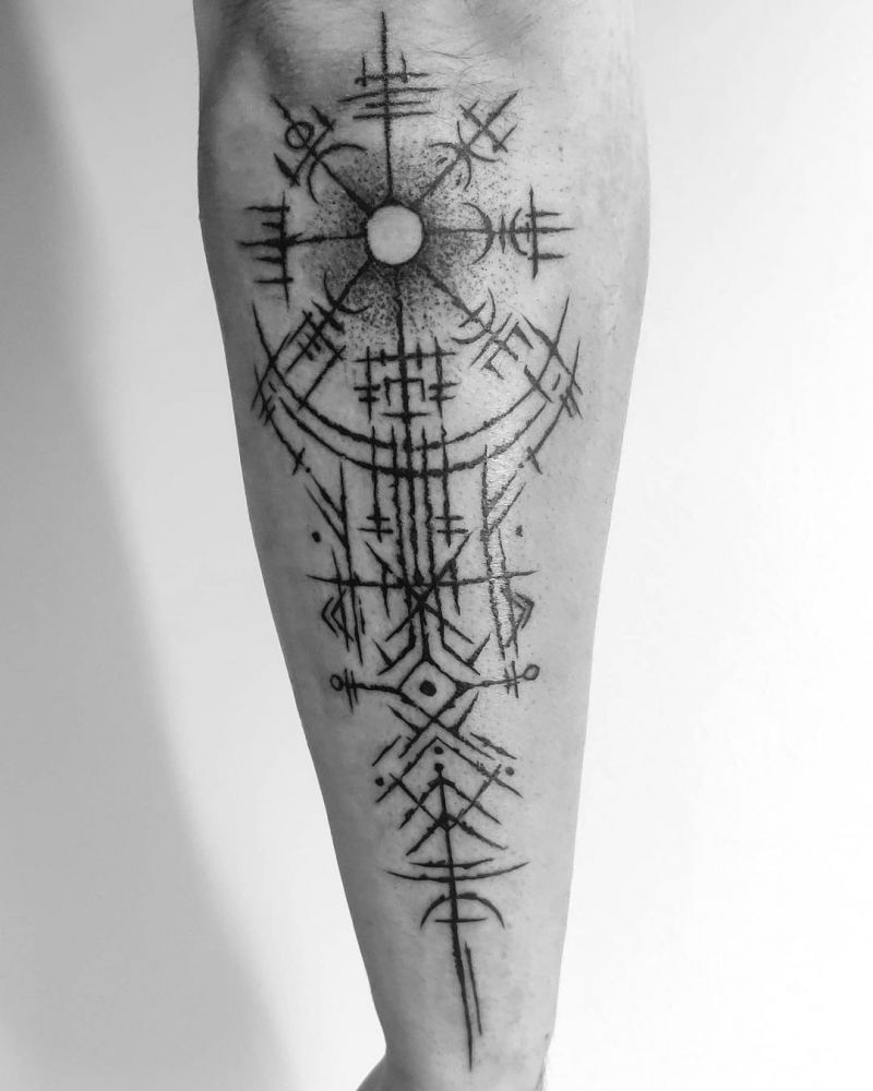 30 Pretty Vegvisir Tattoos Make You Attractive