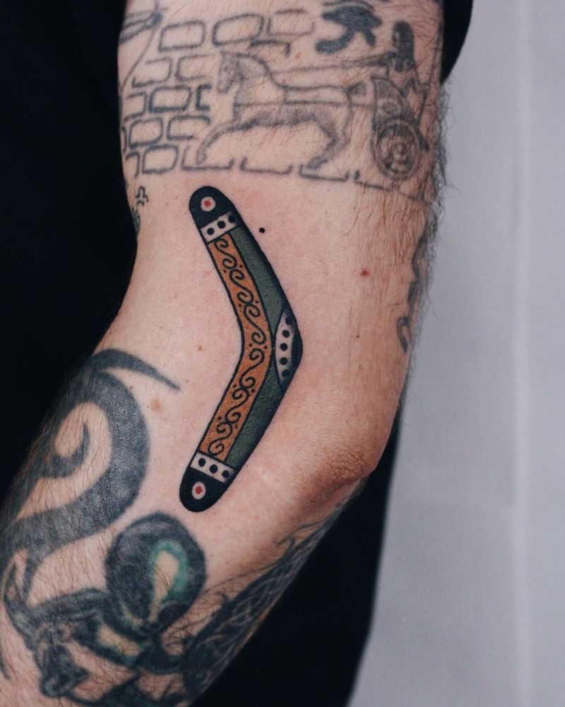 30 Pretty Boomerang Tattoos You Will Love