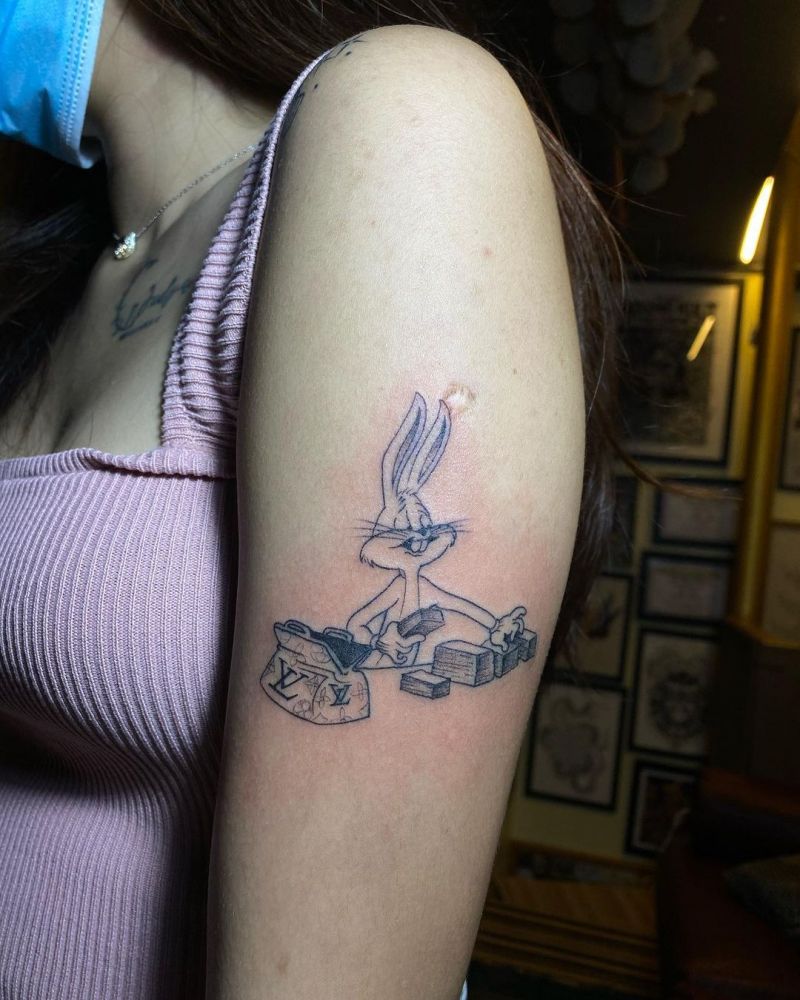 30 Cute Bunny Tattoos You Will Love to Try