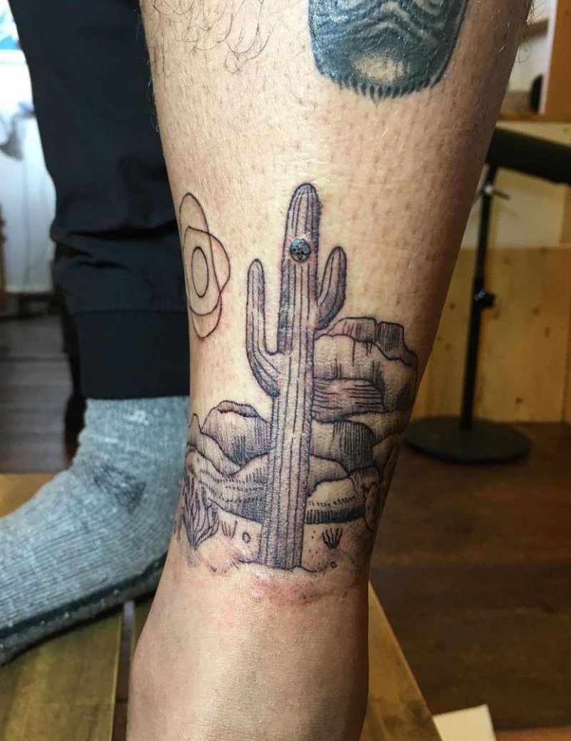 30 Pretty Desert Tattoos You Must Try