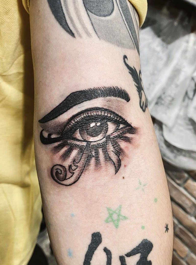 30 Pretty Eye of Horus Tattoos You Must Love