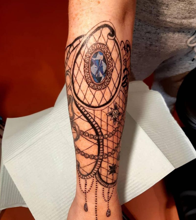 30 Pretty Lace Tattoos That Make You Excited
