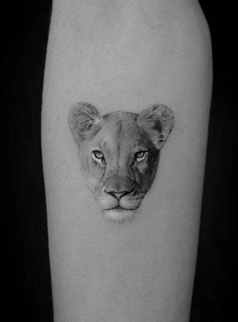 30 Perfect Lioness Tattoos You Will Love