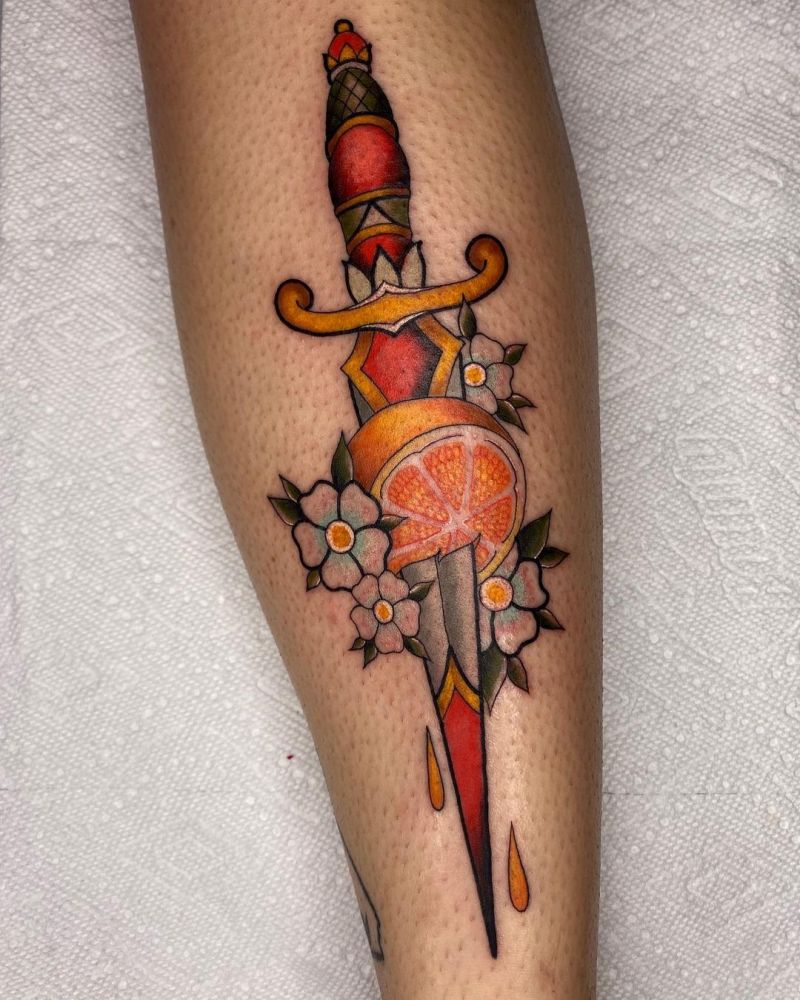 30 Pretty Orange Tattoos You Must Love