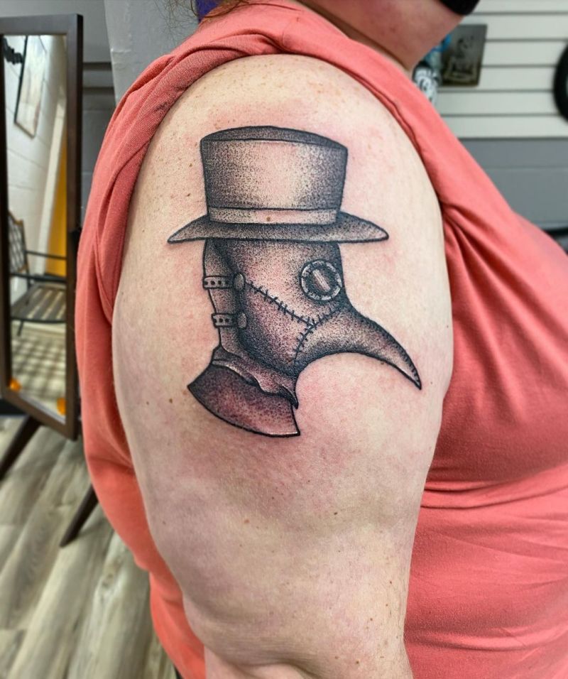 30 Pretty Plague Doctor Tattoos You Will Love