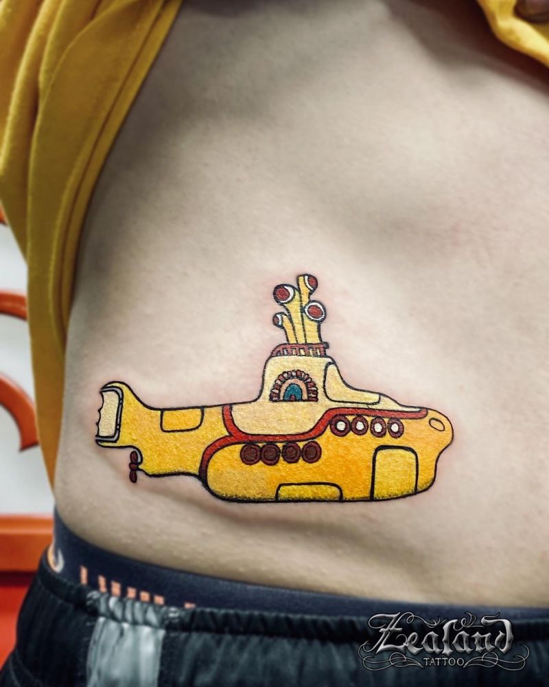 30 Pretty Submarine Tattoos You Will Love