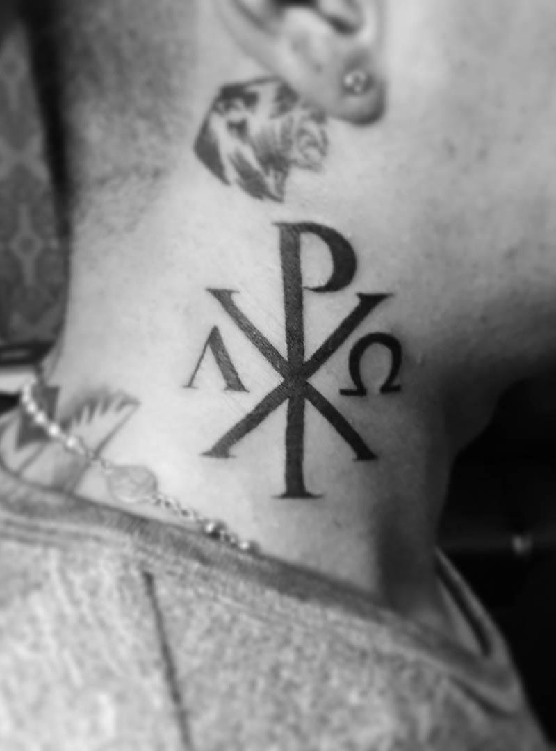 30 Pretty Chi Rho Tattoos You Will Love