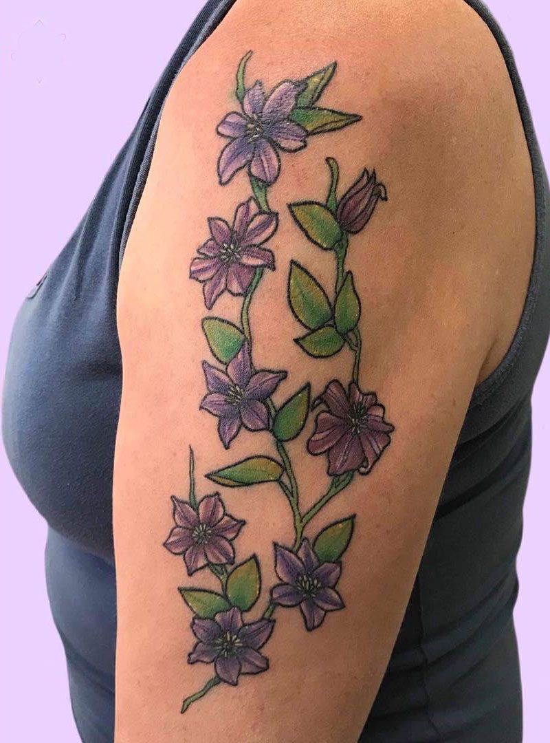 30 Pretty Clematis Tattoos You Must Try