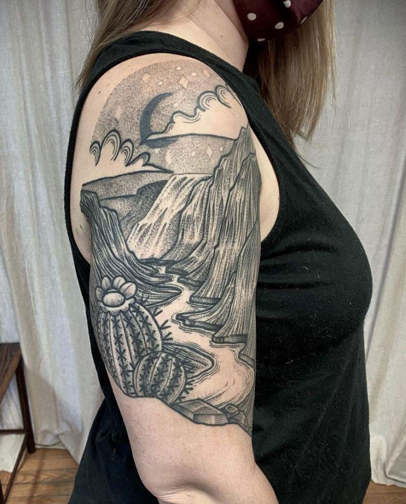 30 Pretty Desert Tattoos You Must Try