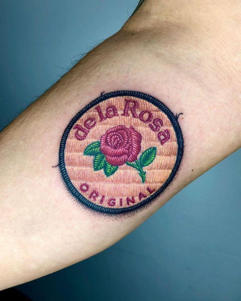 30 Pretty Embroidery Tattoos You Must Try