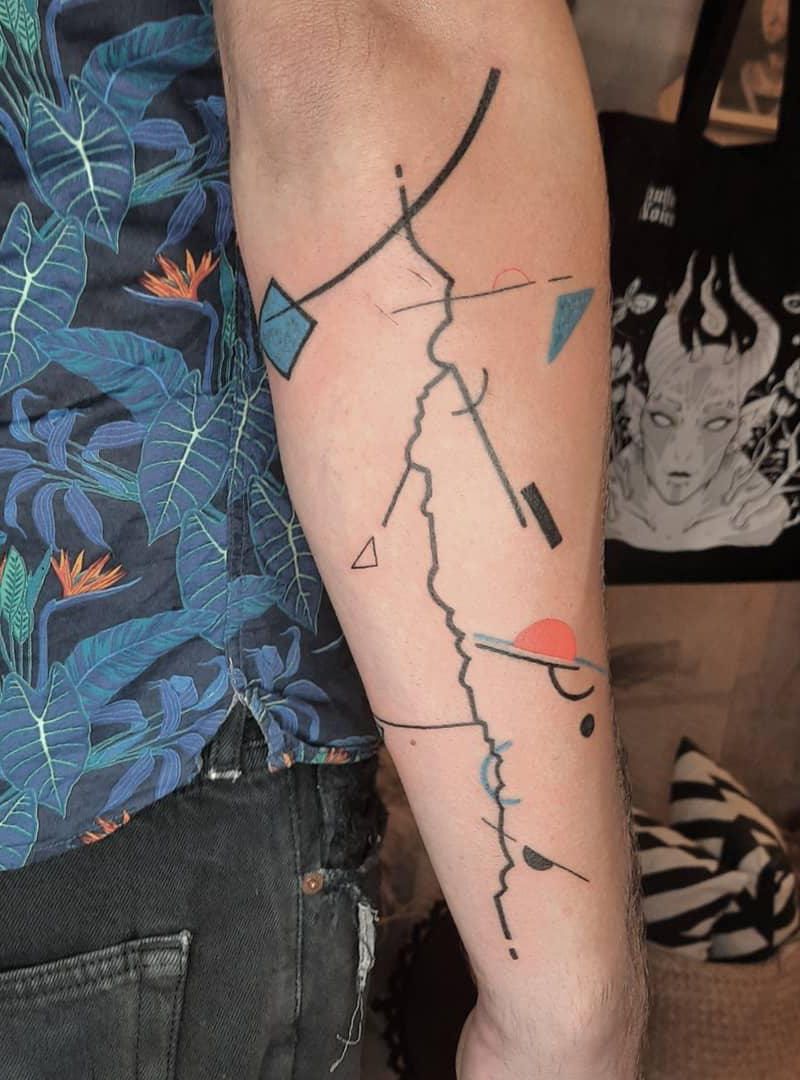 30 Pretty Kandinsky Tattoos to Inspire You