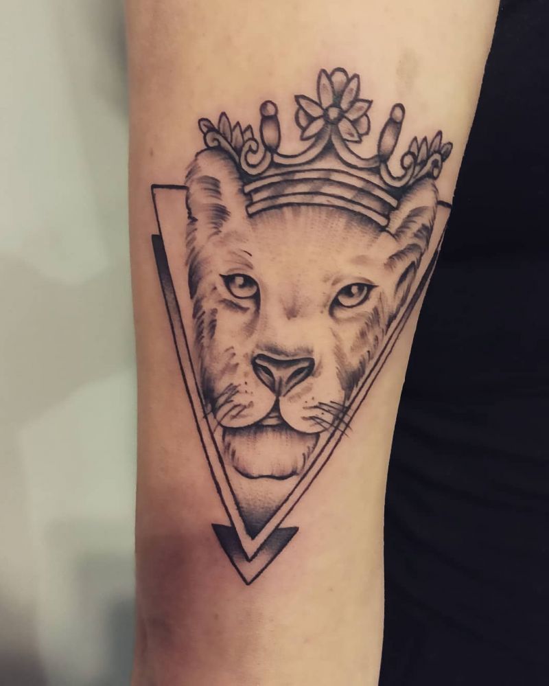 30 Perfect Lioness Tattoos You Will Love