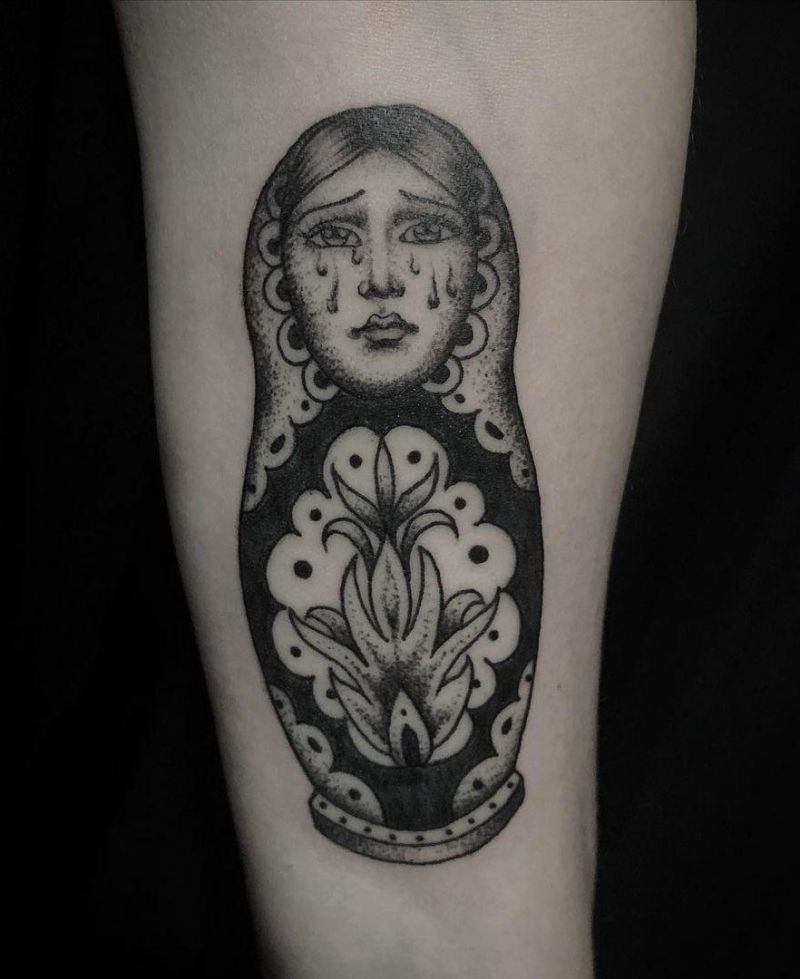 30 Pretty Matryoshka Tattoos You Will Love