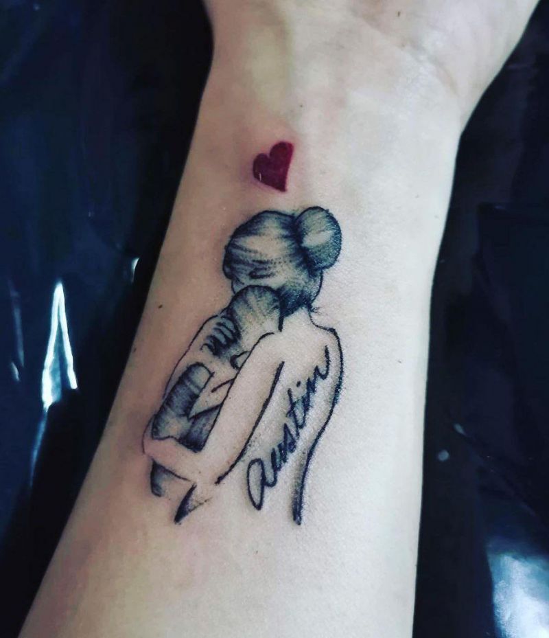 30 Pretty Mother and Son Tattoos You Will Love