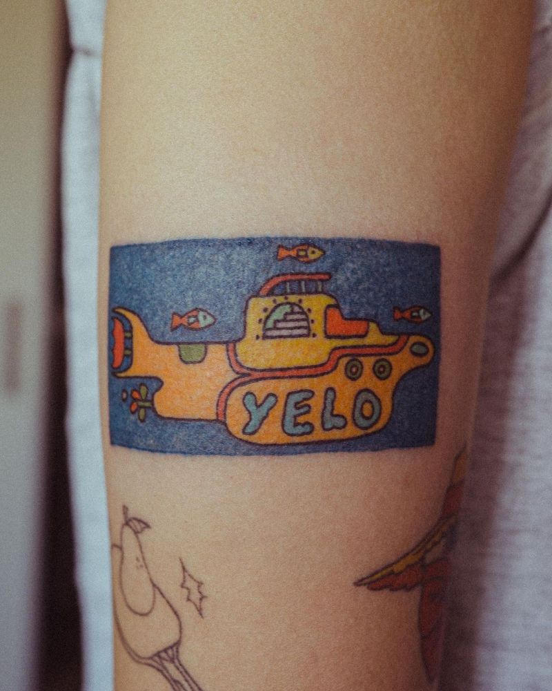 30 Pretty Submarine Tattoos You Will Love