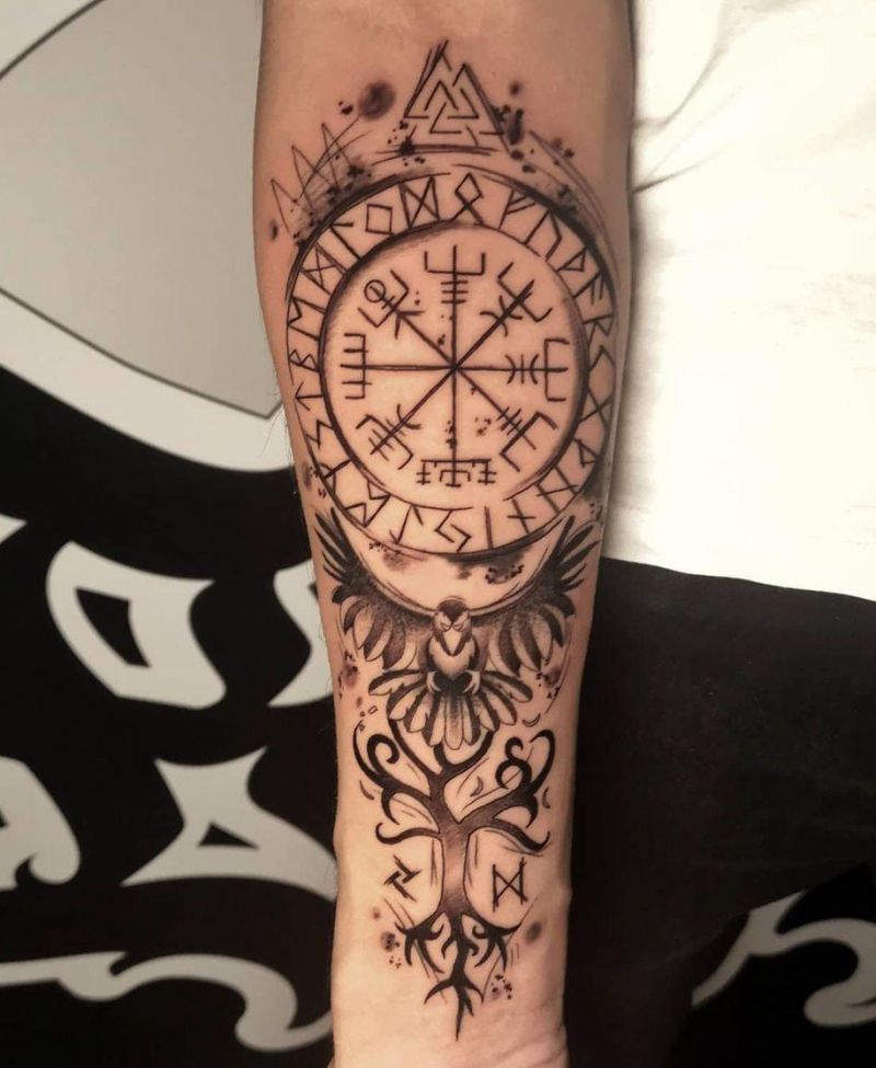 30 Pretty Vegvisir Tattoos Make You Attractive