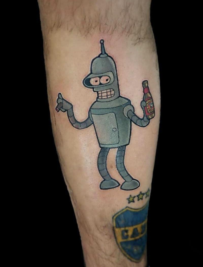 30 Pretty Bender Tattoos You Will Love