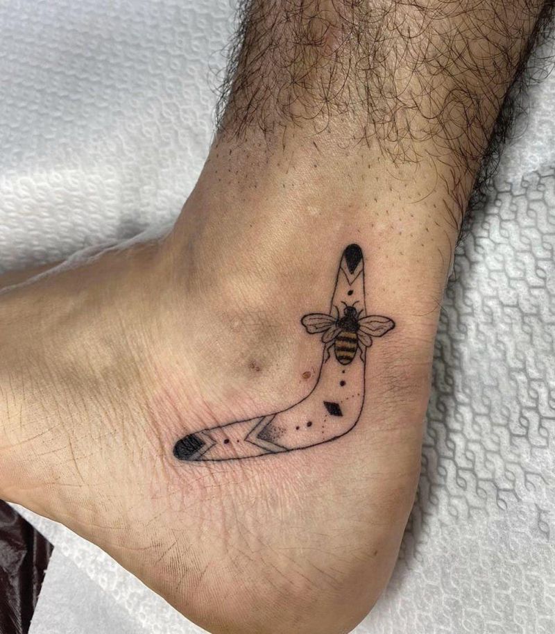 30 Pretty Boomerang Tattoos You Will Love