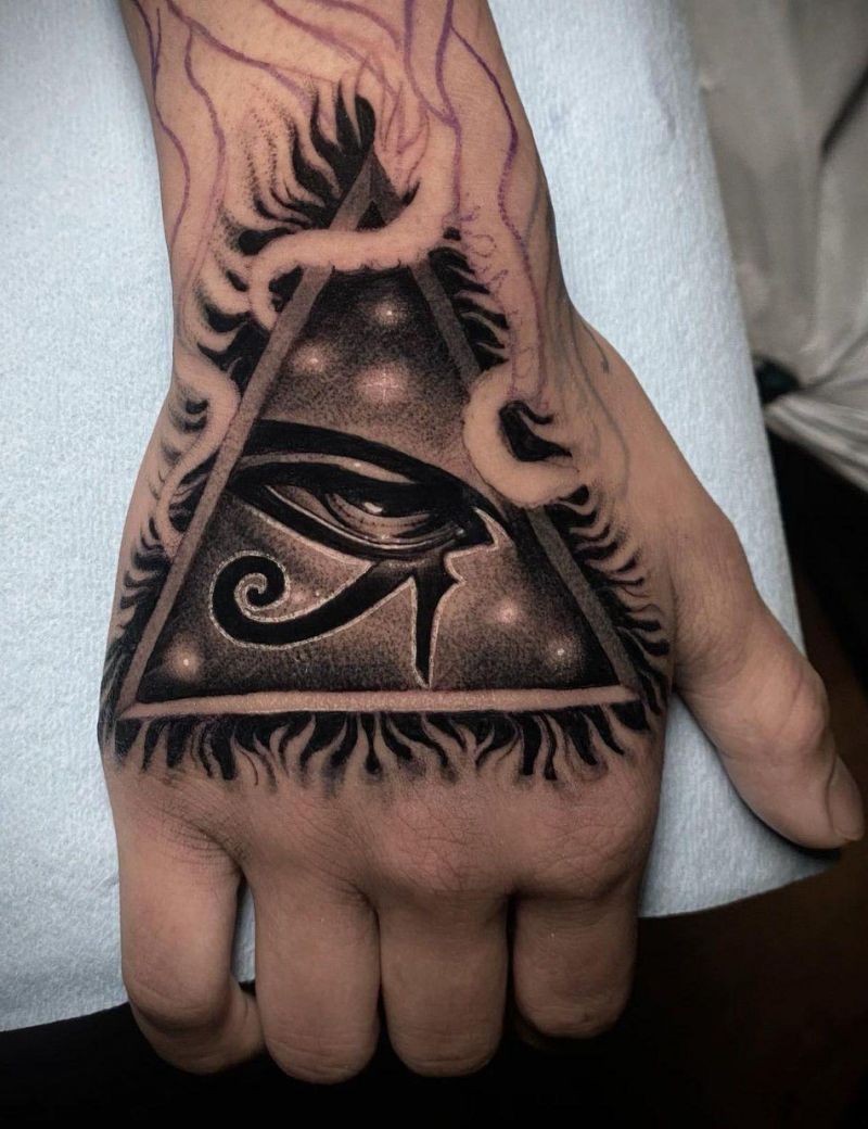 30 Pretty Eye of Horus Tattoos You Must Love