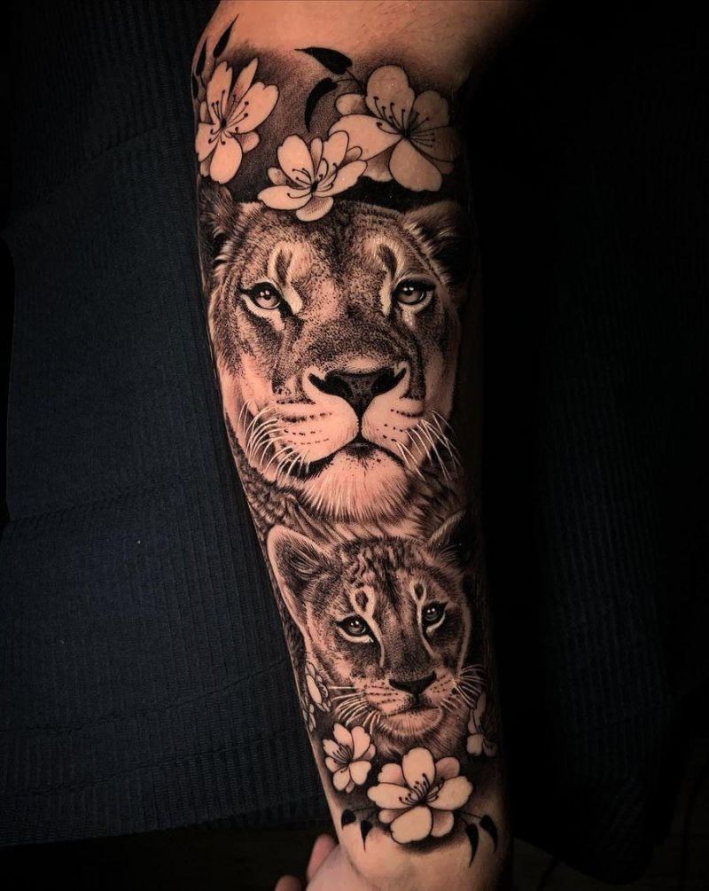 30 Perfect Lioness Tattoos You Will Love