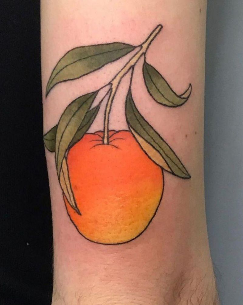 30 Pretty Orange Tattoos You Must Love