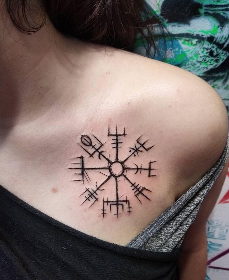 30 Pretty Vegvisir Tattoos Make You Attractive