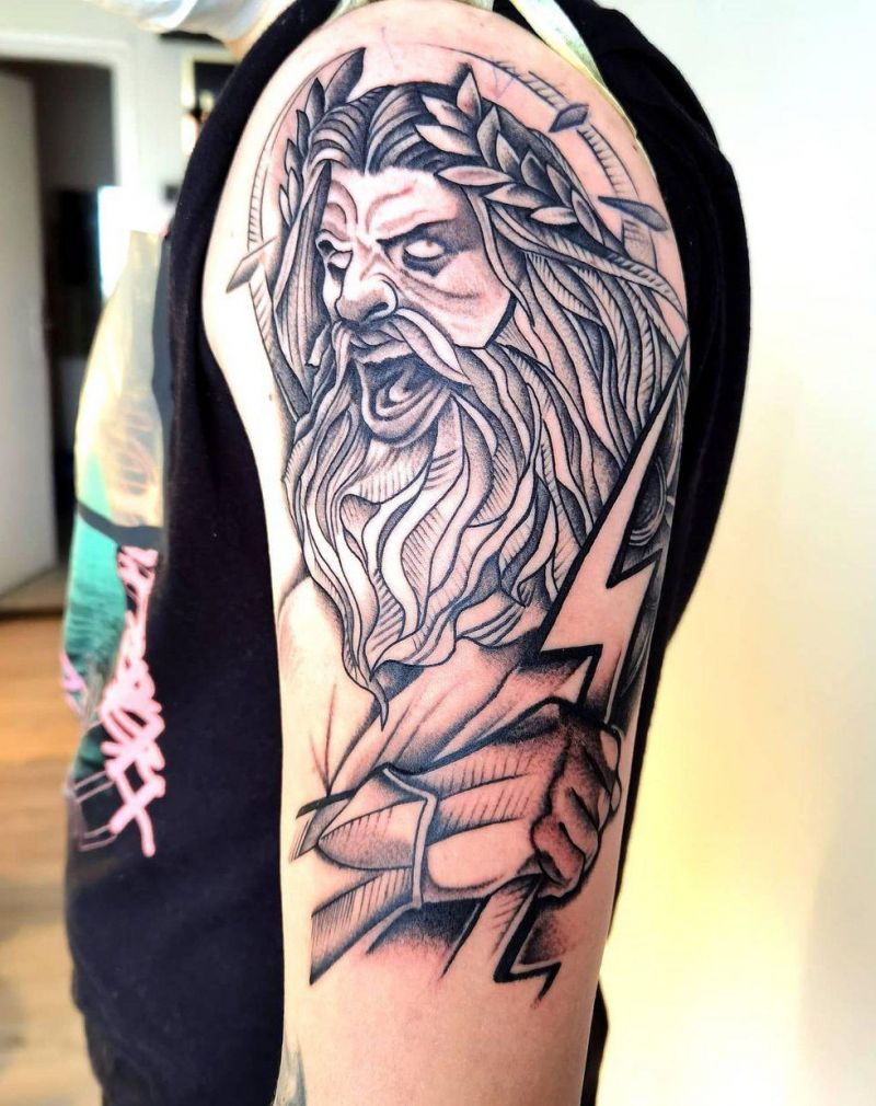 30 Pretty Zeus Tattoos You Must Try