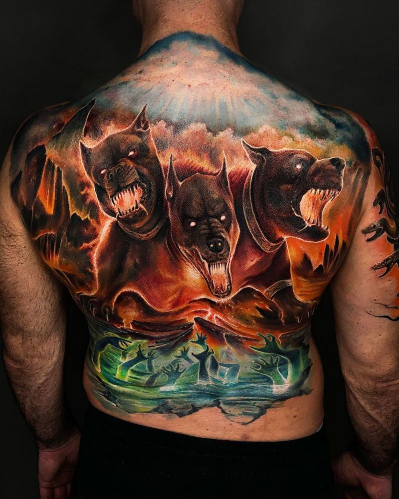 30 Pretty Cerberus Tattoos You Will Love to Try