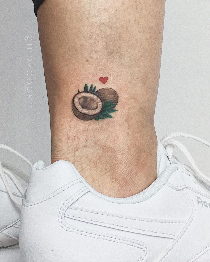 30 Pretty Coconut Tattoos You Must Love