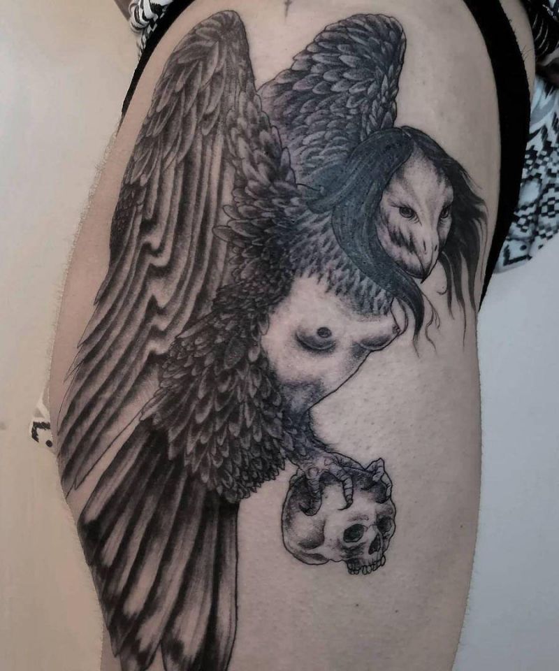 30 Perfect Harpy Tattoos Make You Attractive