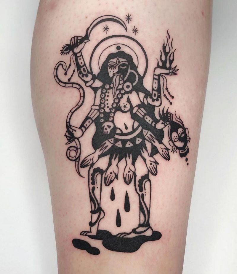 30 Pretty Kali Tattoos You Must Love