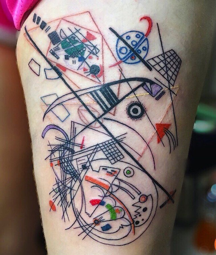 30 Pretty Kandinsky Tattoos to Inspire You