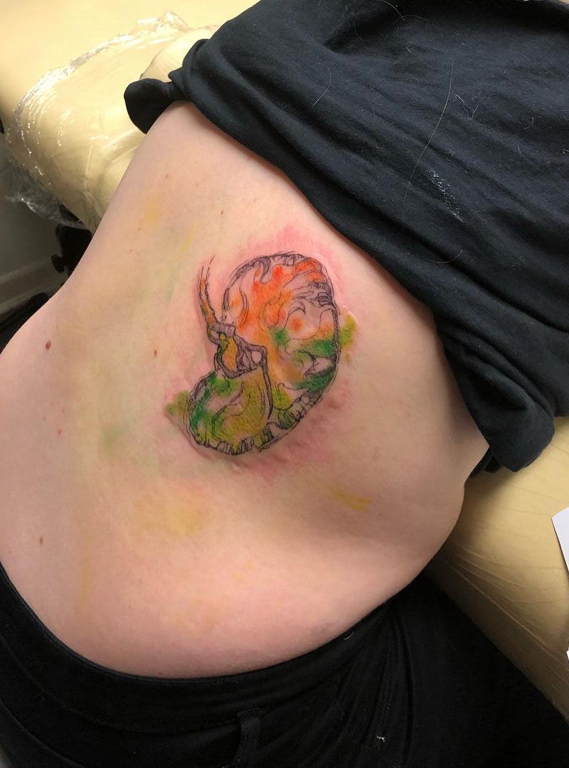 30 Pretty Kidney Tattoos You Will Love