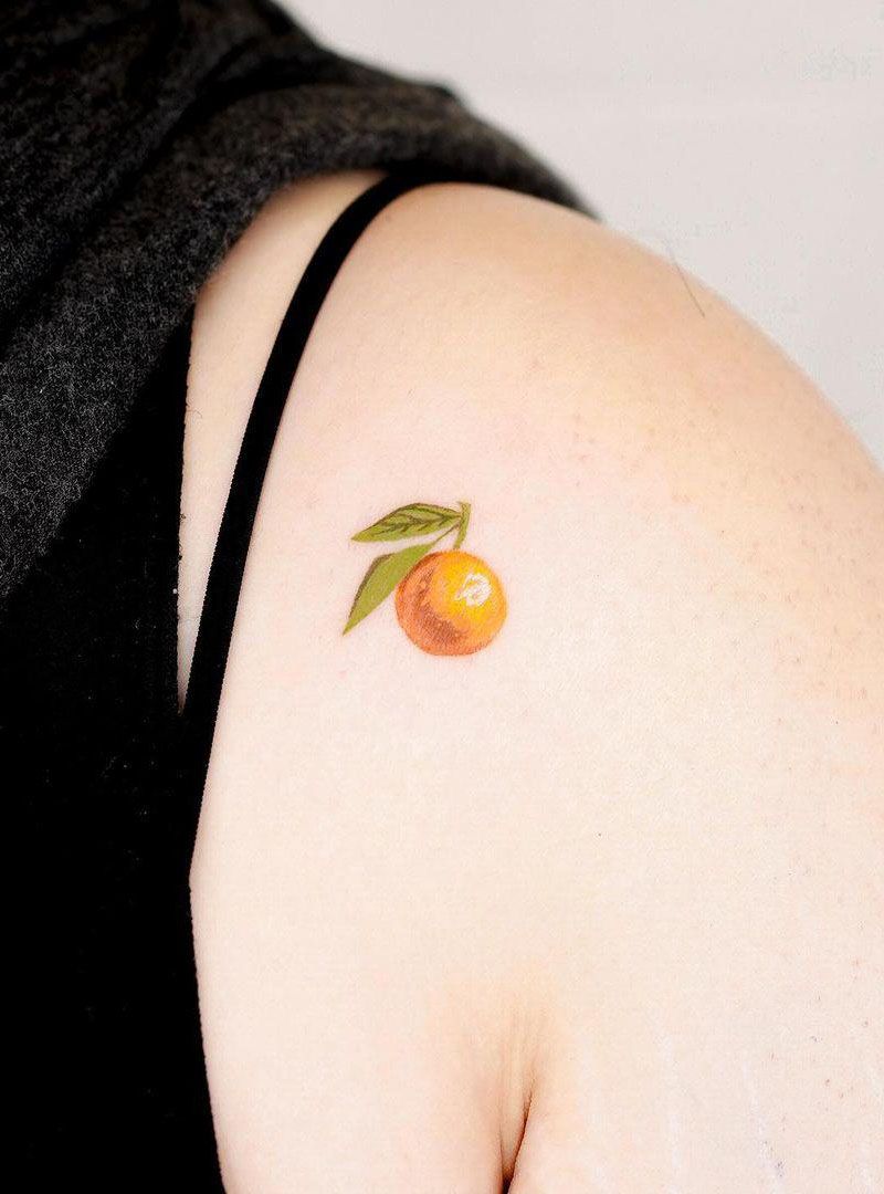 30 Pretty Orange Tattoos You Must Love