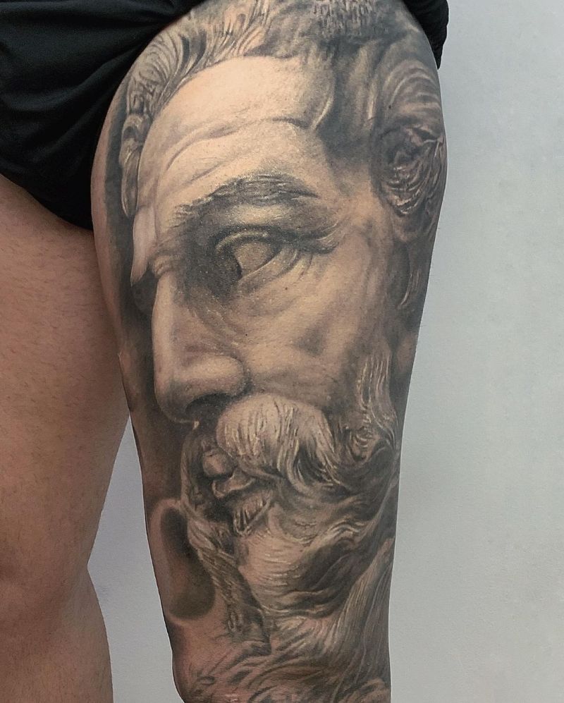 30 Pretty Poseidon Tattoos You Will Love