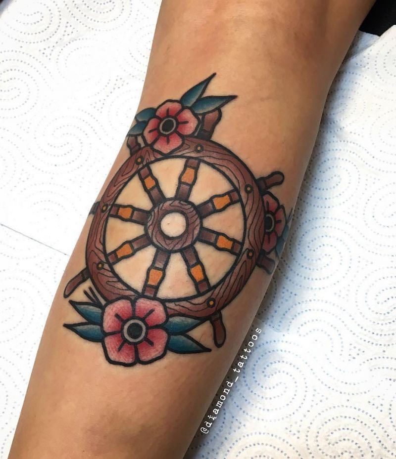 30 Pretty Rudder Tattoos You Must Try