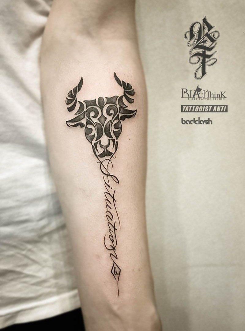 30 Pretty Taurus Tattoos to Inspire You