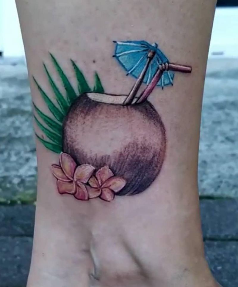 30 Pretty Coconut Tattoos You Must Love