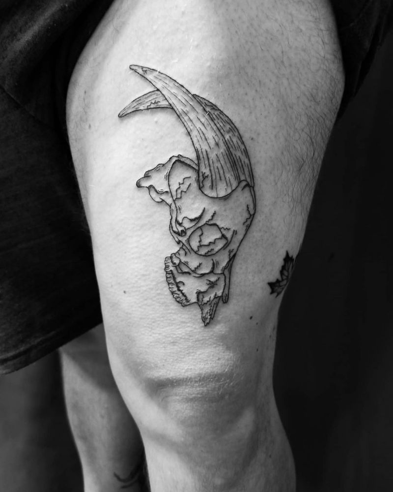 30 Pretty Goat Skull Tattoos You Must Try