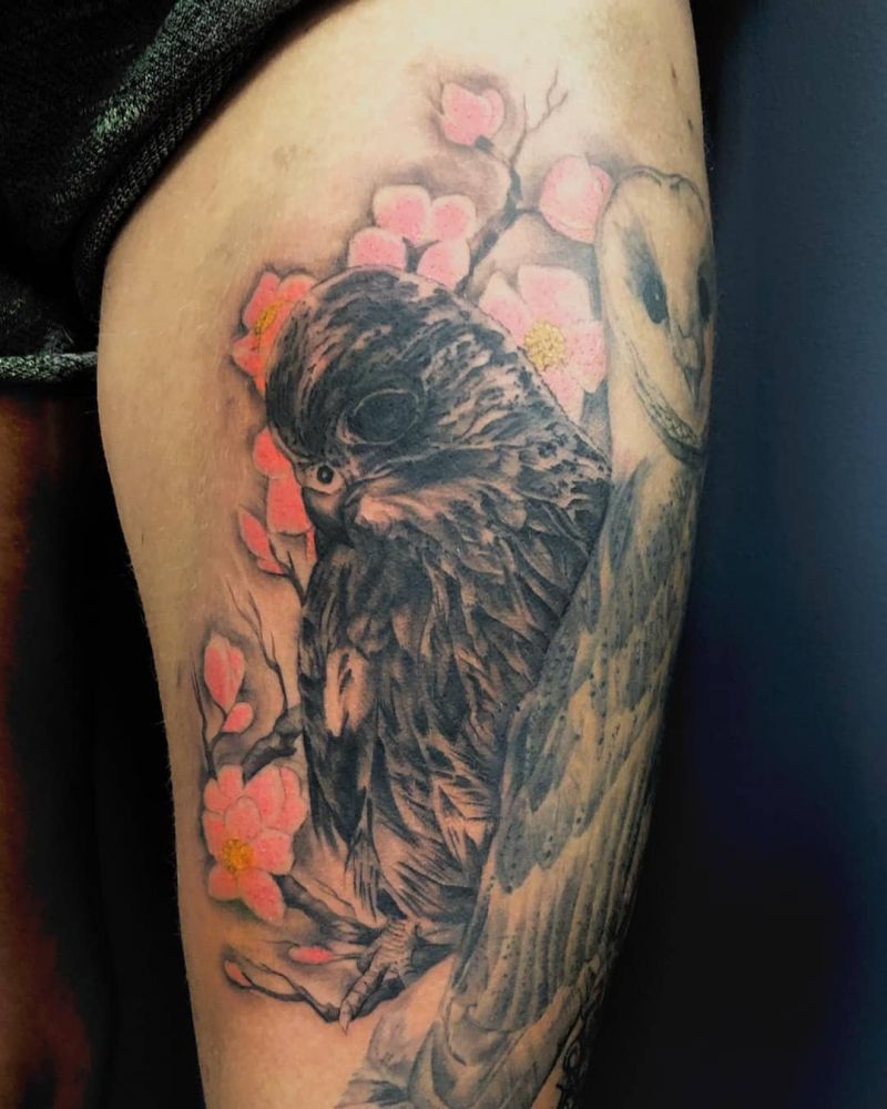 30 Pretty Kestrel Tattoos Give You an Unexpected Feeling