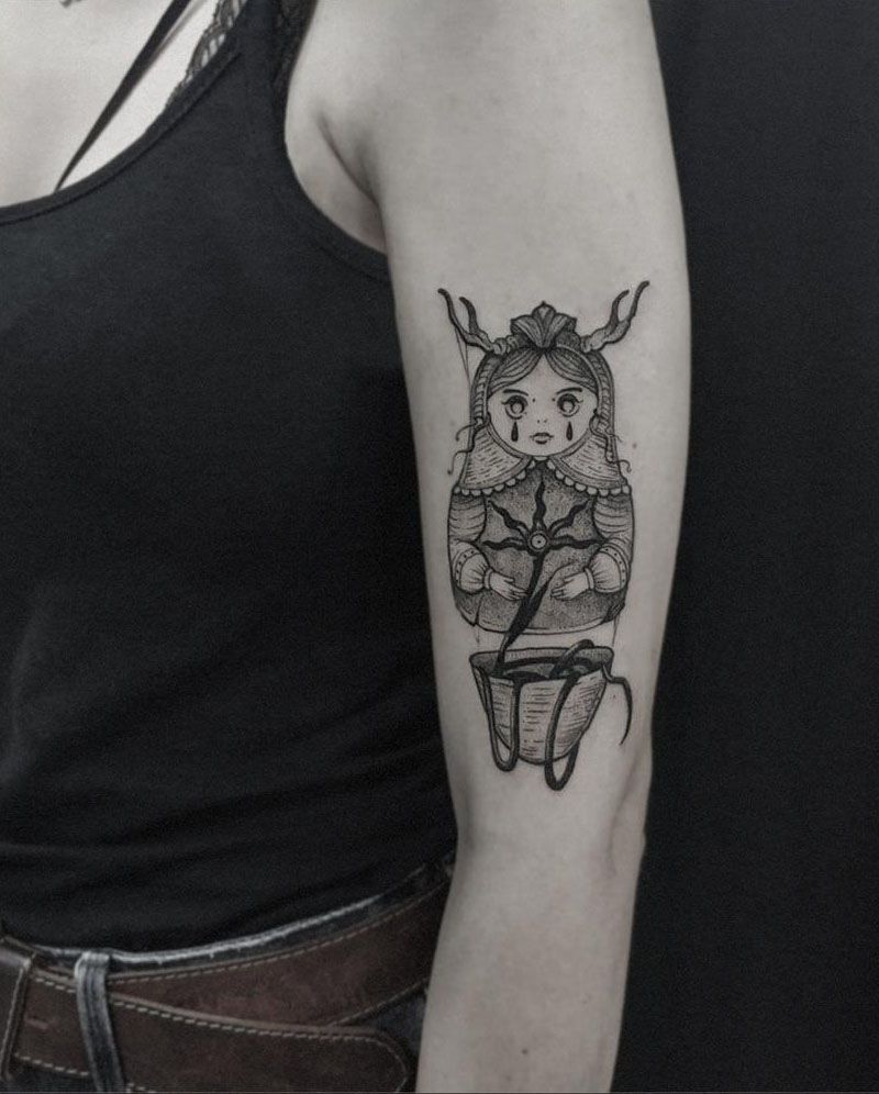 30 Pretty Matryoshka Tattoos You Will Love