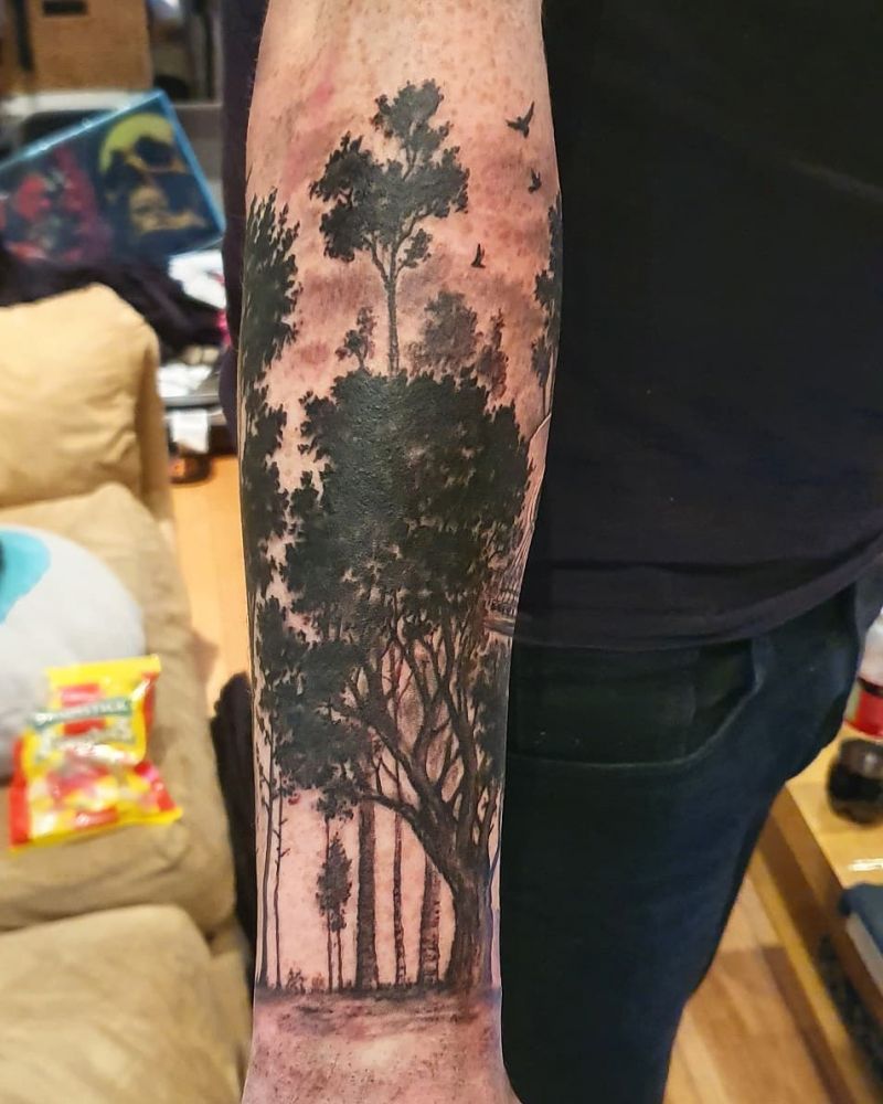 30 Pretty Oak Tree Tattoos You Will Love