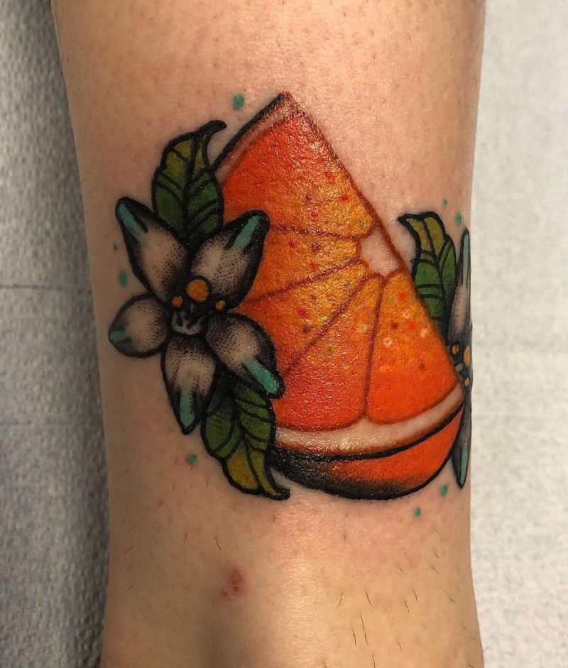30 Pretty Orange Tattoos You Must Love