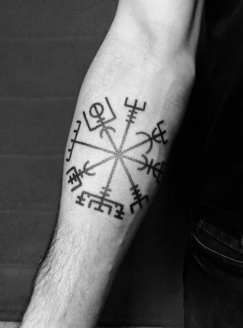 30 Pretty Vegvisir Tattoos Make You Attractive