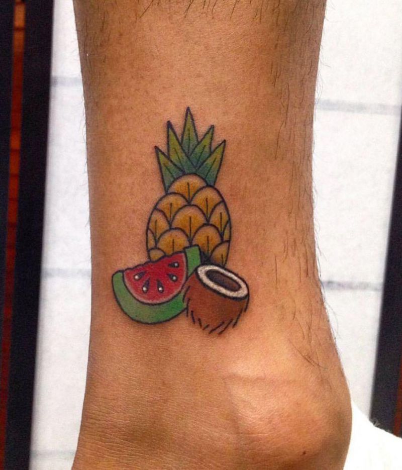 30 Pretty Coconut Tattoos You Must Love