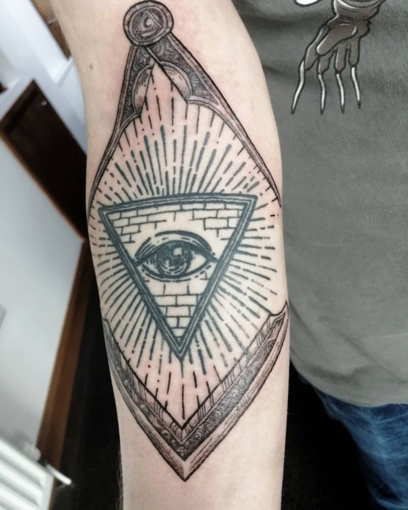 30 Pretty Freemason Tattoos You Will Love