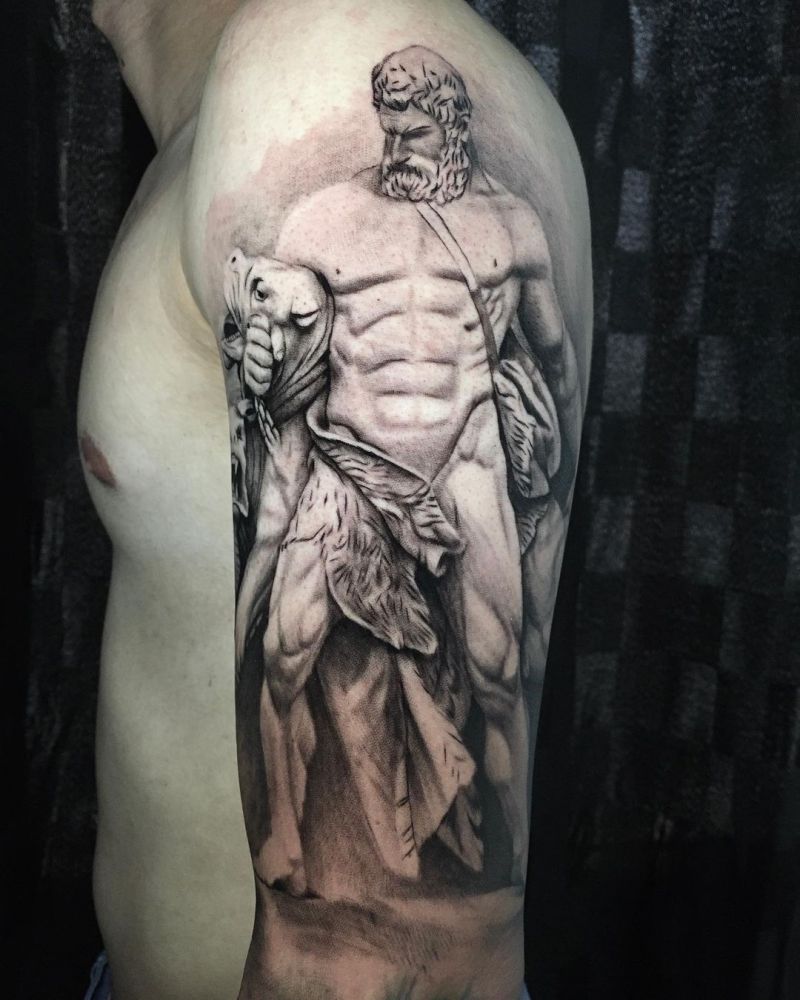 30 Pretty Hercules Tattoos You Will Love