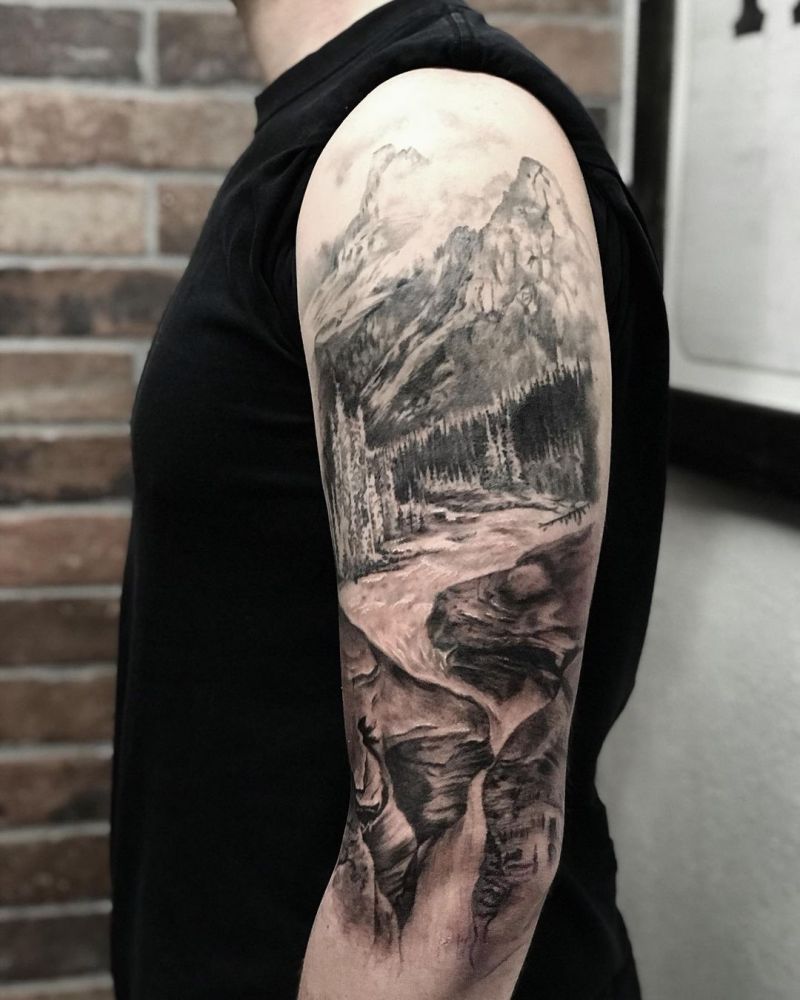 30 Pretty River Tattoos Bring You Must Try