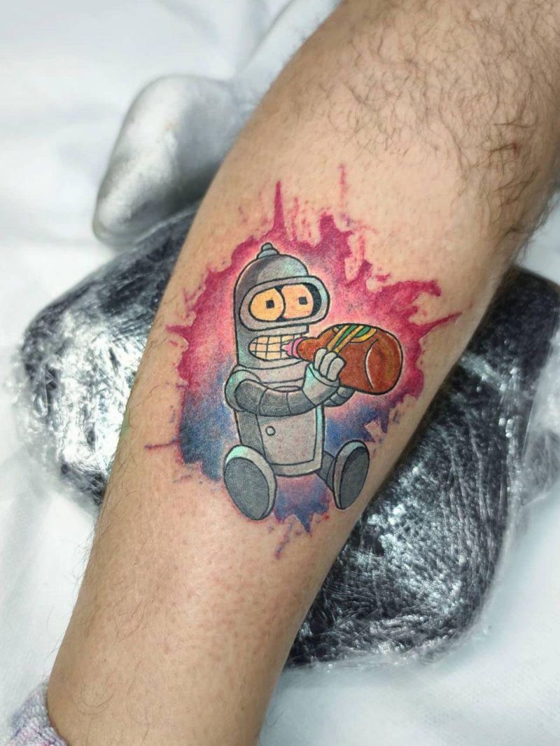 30 Pretty Bender Tattoos You Will Love